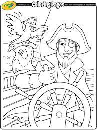 Coloring pirate schooners and galleys is a pleasure for both. Pirate At The Helm Coloring Page Crayola Com