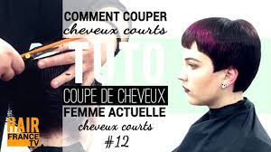 Greffe de cheveux chez la femme photo Comment Couper Les Cheveux Courts Pour Femme Hair France Tv Youtube