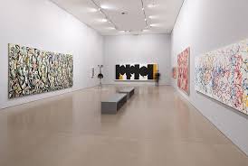 Deutsche bank kunsthalle, berlin, germany. Deutsche Bank Kunsthalle In Berlin Showcases Jackson Pollock S Masterpiece Mural Large Painting Long Shadow Robert Motherwell
