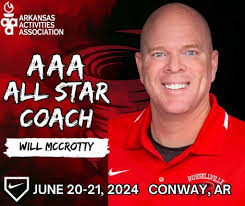 Congratulations to senior Peyton Coffman and Coach Will McCrotty. They were  selected to play and coach in the baseball All-Star game this summer at  UCA. #OneRSD