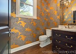 Premium selection of designer fabrics & wallpapers. 48 Bathroom Wallpaper With Fish On Wallpapersafari