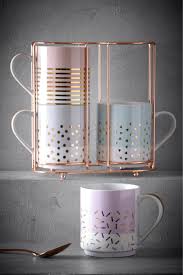Next Set Of 4 Confetti Stacking Mugs Pink Mugs Cool Kitchen Gadgets Cups And Mugs