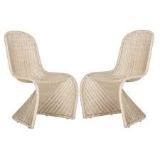 Tana Wicker Side Dining Chair Set Of 2 Safavieh Target Side Chairs Dining Wicker Dining Chairs Rattan Dining Chairs