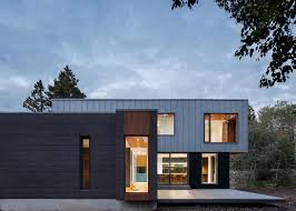 Le Bic House By Naturehumaine Combines Wood And Steel Modern Architecture House Architecture Design Contemporary House