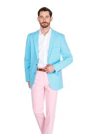 Fancy vips will watch the famous race from millionaire's row, while 80,000 revelers will party on the infield while the horses do their th Blue Pink Derby Suit For Men The Delicate Dude