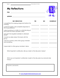 Literature circles in the classroom. Literature Circles Worksheets