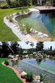 17 Family Natural Swimming Pools You Want To Jump Into Immediately Natural Swimming Pools Backyard Pool Natural Pool