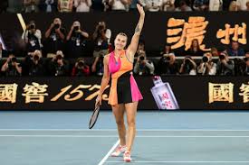 Aryna Sabalenka overpowers Elina Svitolina to reach Australian Open final