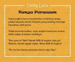 Cerita Lucu Ngakak Bisa Kita Temukan Dimanapun Termasuk Di Dalam Angkutan Umum Sekalipun Cerita Lucu Ngakak Kali Ini Akan Menceritak Cerita Lucu Lucu Perasaan