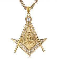 Masonic necklace for men, freemason compass symbol stainless steel or 18k gold plated free and accepted masons pendant jewelry with gift packaging 4.6 out of 5 stars 380 $15.99 $ 15. Masonic Necklaces Freemason Necklace Bricks Masons