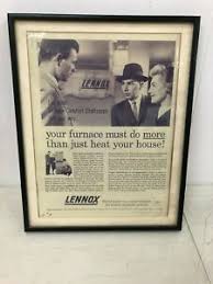 It is a great option for any of your hvac installation needs, especially a new furnace. Framed 1959 Lennox Furnace Air Conditioner Advertising Printed Ad Ebay