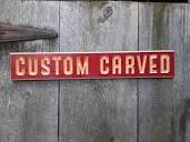 CUSTOM CNC Carved Routed Wood Sign Simple Layout. - Etsy