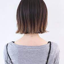 映えヘアカラー おしゃれに垢抜けるボブだからカワイイ髪色 hair 髪 色 バレイヤージュヘアカラー グラデーションカラー アッシュ
