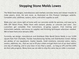 Check spelling or type a new query. Stepping Stone Molds Lowes By Themold Store Issuu
