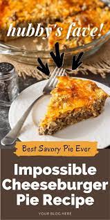 Impossible Cheeseburger Pie Video Recipe Video Beef Recipes Beef Recipes Easy Recipes
