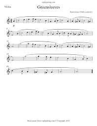 Greensleeves Sheet Music Flute Sheet Music Recorder Sheet Music