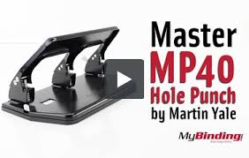 Swingline lighttouch high capacity desktop punch 20 sheets a7074030e. Buy Master Mp40 3 Hole Punch By Martin Yale At 41 99 Mp40
