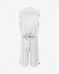 Download Basketball Uniform Mockup Back View In Apparel Mockups On Yellow Images Object Mockups