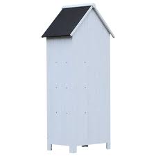 Outsunny Holz Gartenschrank Geratehaus Gartenhaus Gerateschuppen Gerateschrank Holzhutte Giebeldach Bitumenpa In 2020 Gartenschrank Gerateschuppen Fundament Gartenhaus