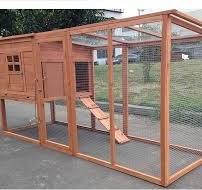 Amazon.com: ChickenCoopOutlet Jaula grande de madera maciza ...