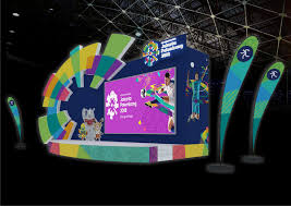Stage Design Event Booth Asian Games 2018 Jakarta On Behance Event Booth Stage Design Asian Games
