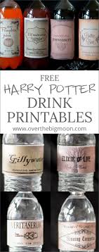Use this free printable to make harry potter potion bottle labels. 25 Perfect Harry Potter Printables Collected By Bombshell Bling