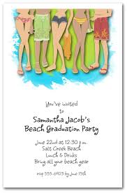 Legs Swim Party Invitations Beach Party Invitations