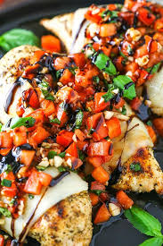 Easy Bruschetta Chicken Recipe A Simple Chicken Dinner Idea Recipe Chicken Bruschetta Recipe Recipes Easy Chicken Dinners