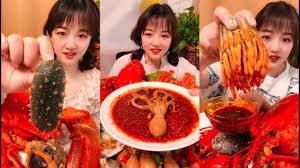 Eat Octopus Holothurian Spicy Food Compilation Mukbang 06 Youtube Spicy Recipes Food Mukbang