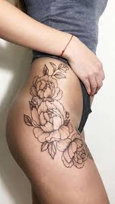 Rose Tattoo Thigh Thigh Tattoo Floral Hip Tattoo Flower Thigh Tattoos Lace Thigh Tattoo Rose Tattoo Thigh Floral Hip Tattoo Hip Thigh Tattoos