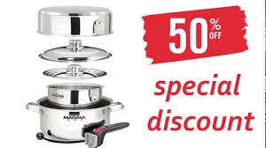 Shop wayfair for a zillion things home across all styles and budgets. A10 362 7 Piece Gourmet Nesting Stainless Steel Cookware Set Magma Products Cookware Home Kitchen Galeriaslastorres Com