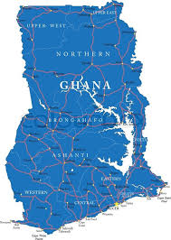Lonely planet photos and videos. Highly Detailed Vector Map Of Ghana Stock Vector Colourbox