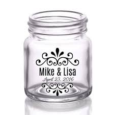 Mason Jar Shot Glass Wedding Favors Swirly Names Shot Glasses Wedding Shot Glass Mason Jars Shot Glass Wedding Mason Jar Shots
