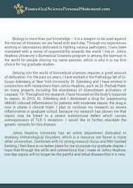 Biomedical Science Personal Statement Personal Statement Personal Statement Examples Biomedical Science
