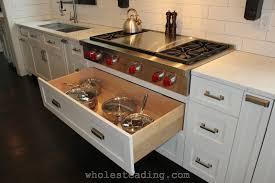 There's a good chance that you (like me) use that drawer located underneath your stove for storing pans check the inside of the drawer or owner's manual, and you may find it says something like this: Farmhouse Dream Kitchen Wholesteading Com