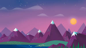 3840x2160px Free Download Hd Wallpaper Purple Mountain Illustration Minimalism Sky Clouds Sun Mountains Wallpaper Flare Green trees and mountains under white clouds and blue sky during daytime. wallpaperflare