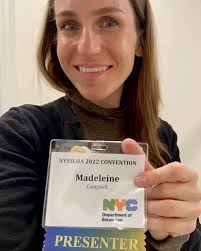 🚨 Convention alert!!! 🚨 First-year students Michelle Tovbin, Bailey Wells,  and Madeleine Campbell joined Dr. Barbara Weinstein