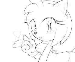 Print all of our coloring pages for free. Amy Rose Sonic Coloring Pages