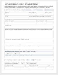 Matrix rows one line after the other in a new line between each matrix line. Free Workplace Accident Report Templates Smartsheet