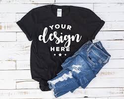 Download Free Black T Shirt Mockup 100 Percent Ring Spun Cotton On Psd This Free T Shirt Template Features Front And Back In 2020 Clothing Mockup Shirt Mockup Diabetes Shirts