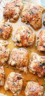 Baked Chicken Thighs With Seasoning Baked Juicy Tender And Delicious Chicken T Chicken Thights Recipes Chicken Thigh Recipes Baked Chicken Thigh Seasoning