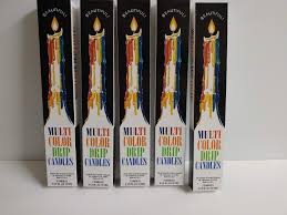 Multi Color Drip Candles