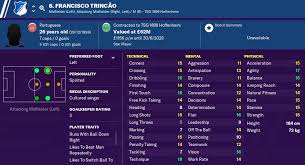 Hola amigos soy ab jordy:::::. Fm 2020 Player Profile Francisco Trincao Football Manager Stories