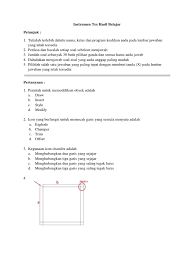 Mysql adalah sebuah perangkat lunak sistem manajemen basis gui (graphic user interface) , mudah dalam memanipulasi data dan user friendly. Soal Tes Hasil Belajar Menggambar Dengan Perangkat Lunak Kelas Xi Tgb