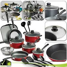 9 Or 18 Piece Cookware Set Pots Pans Non Stick Cooking Aluminum Professional Kit