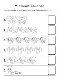 Bugs Count Number Worksheet Crafts And Worksheets For Preschool Toddler And Bugs Preschool Kindergarten Math Worksheets Counting Worksheets For Kindergarten