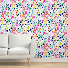 Paint Palette In 2020 Bright Wallpaper Paint Palette Wall Wallpaper