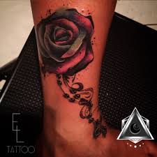 Roses can be tattooed in a unique way, but they can also have other designs within the tattoo such as a rosary. Tattoo Uploaded By Onny Somboon Rose Foot Rosary Tattoo 1105136 Tattoodo