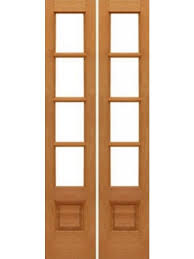 4 lite interior french door w bottom panel mahogany solid wood narrow french doors french doors interior glass doors interior