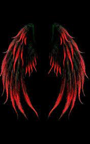 Red Wings Wings Wallpaper Wings Drawing Dark Wallpaper
